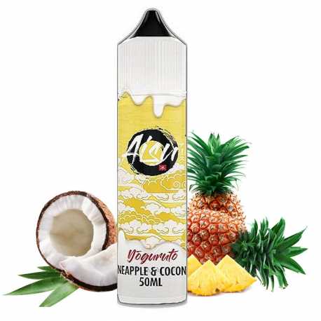 AISU YOGURUTO PINEAPPLE & COCONUT ZERO ICE 50 ML - Zap Juice
