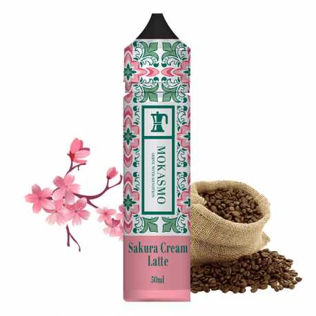 Mokasmo Sakura Creme Latte 50ML - Zap Juice