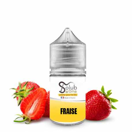 Arôme fraise 30ml - Solubarome