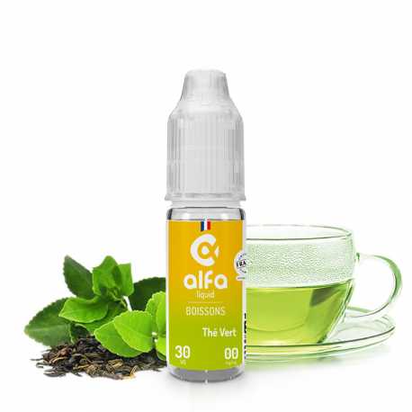 E-Liquid green tea 10ml - Alfaliquid