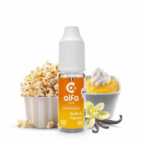 Vanilla & popcorn 50/50 - Alfaliquid
