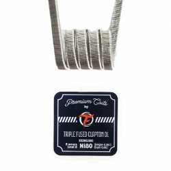 Coil Triple Fused Clapton DL Ni80 - Fumytech