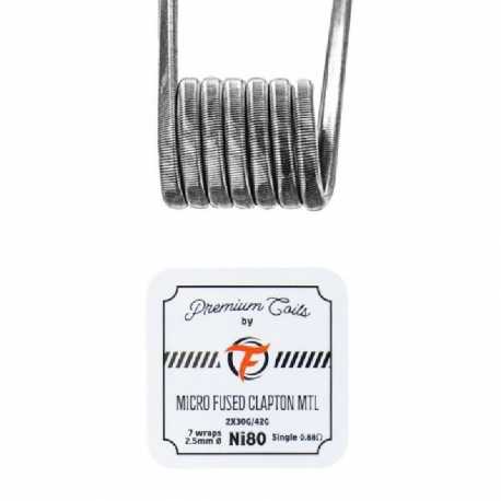 Coil Micro Fused Clapton MTL Ni80 - Fumytech
