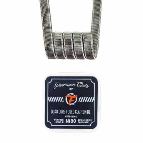 Coil Quad Core Fused Clapton DL Ni80 - Fumytech