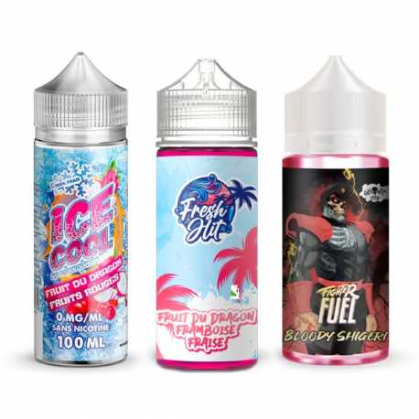 Pack 3 Fruit du Dragon Fruits Rouges 100ml