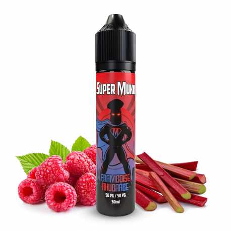 Framboise Rhubarbe 50ml - Super Mukk