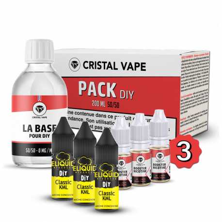 Pack DIY Classic KML 230ml Eliquid France