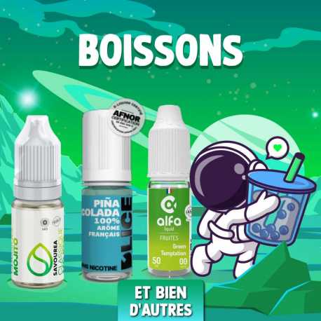 Pack découverte 10 Boissons 10ml