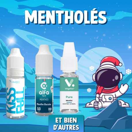 Pack découverte 10 Mentholés 10ml