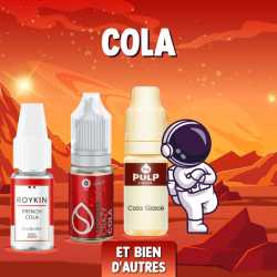 Pack découverte 10 Saveur Cola 10ml