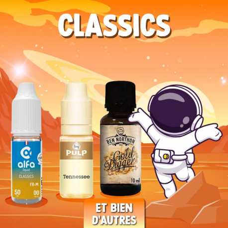 Pack découverte 10 Classics 10ml