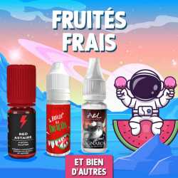 Pack découverte 10 Fruités frais 10ml