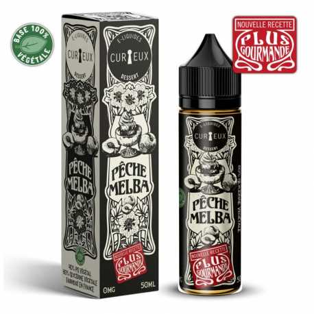 E-liquide Pêche Melba 50ml - Curieux