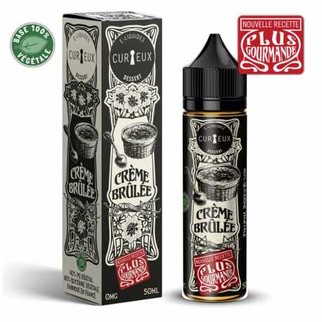 E-liquide Crème Brûlée 50ml - Curieux