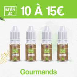 Pack 10 à 15€ Gourmands - Ma Vape Bio