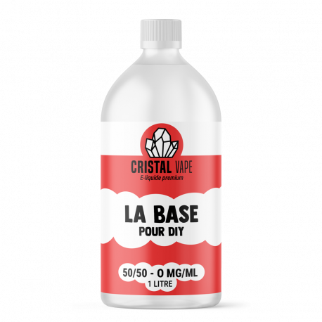 Base 50/50 1 litre - Cristal Vape