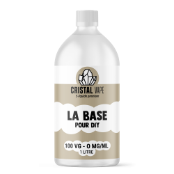 Base 00/100 1 litre - Cristal vape
