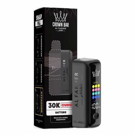 Batterie Cubic 30k - Crown Bar by Al Fakher