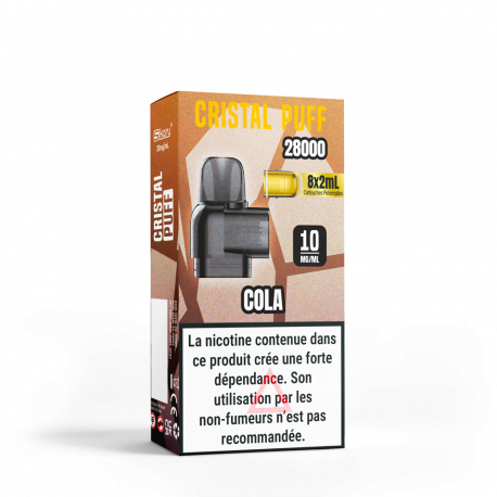 Cartouche Cristal Puff 28K (x8)