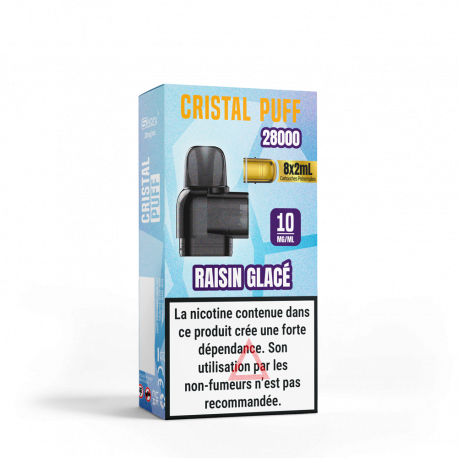 Cartouche Cristal Puff 28K (x8)