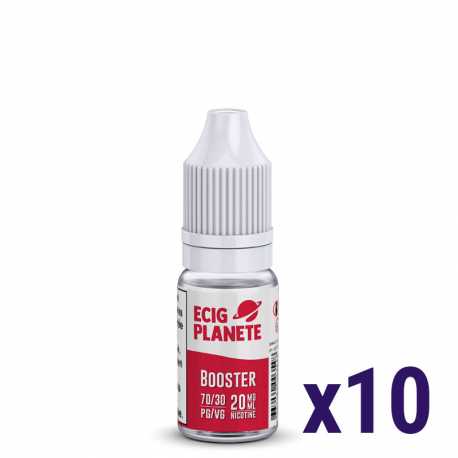 Pack 10 Boosters Ecigplanete 70/30