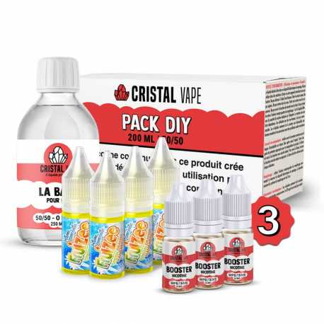 Pack DIY Citron Orange Mandarine 240ml Fruizee