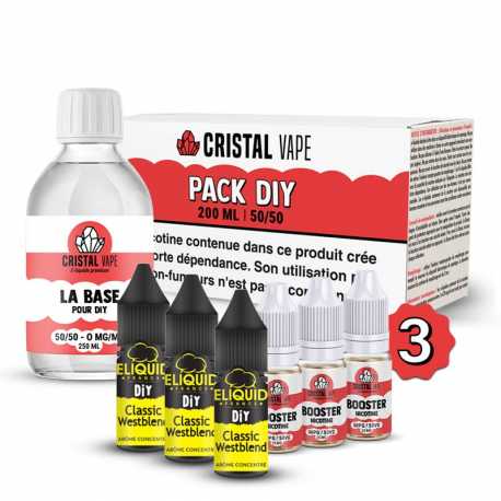Pack DIY Westblend 230ml Eliquid France