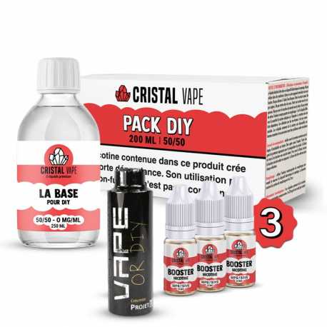 Pack DIY Projet Lenny 230ml Vape Or DIY