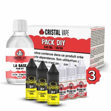 Pack DIY Classic KML 230ml Eliquid France
