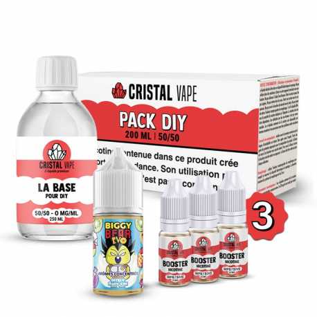 Pack DIY Grenade Fraise Kiwi 230ml Biggy Bear