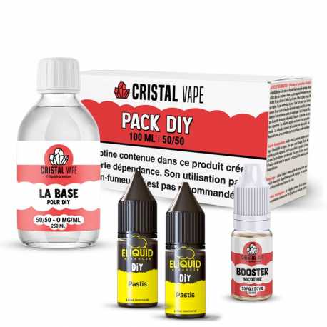 Pack DIY Pastis 120ml Eliquid France