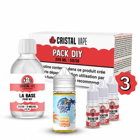 Pack DIY Ananas Mangue Orange 230ml Fresh Hit