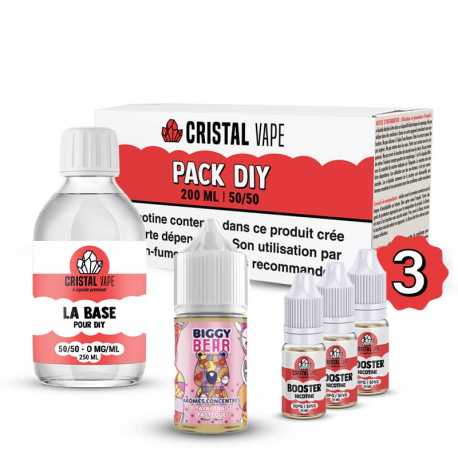 Pack DIY Pitaya Fraise Pastèque 230ml Biggy Bear