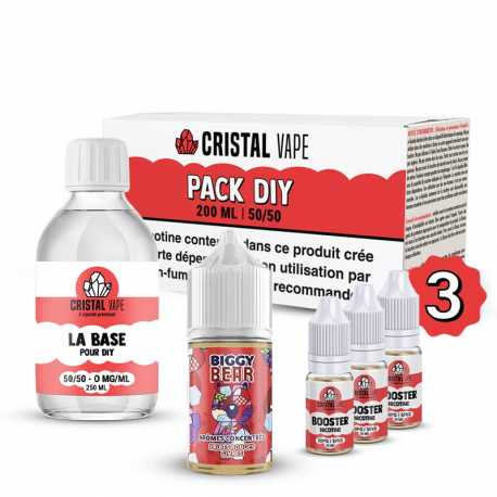 Pack DIY Fruits Rouges Givrés 230ml Biggy Bear