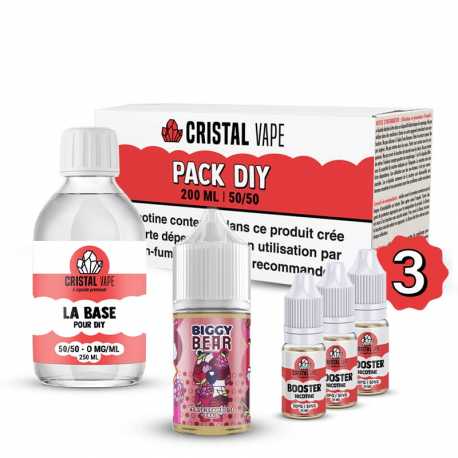 Pack DIY Cerise Framboise Frais 230ml Biggy Bear