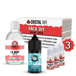 Pack DIY Aloe Vera 230ml Aisu Zap Juice