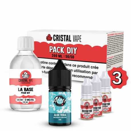 Pack DIY Aloe Vera 230ml Aisu Zap Juice