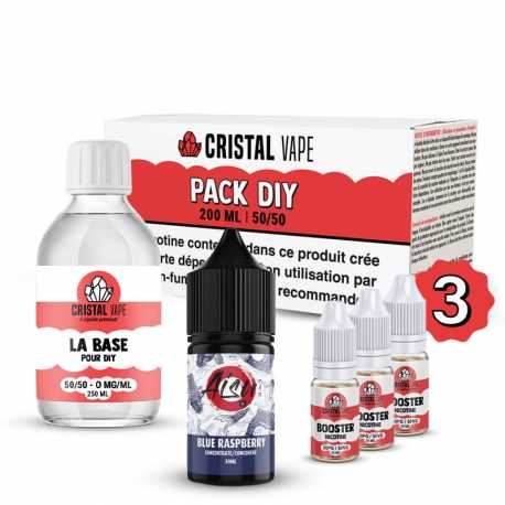 Pack DIY Blue Raspberry 230ml Aisu Zap Juice