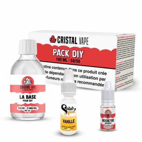 Pack DIY Vanille 110ml - Solubarome
