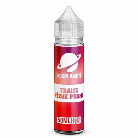 Fraise, Pêche et Prune 50ml - Ecigplanete