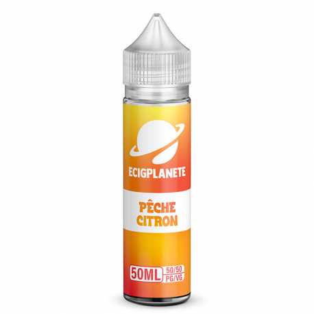 Pêche Citron 50ml - Ecigplanete
