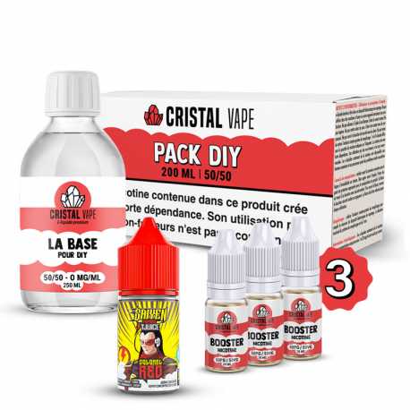 Pack DIY Colonel Red 230ml Saiyen Vapors X TJuice