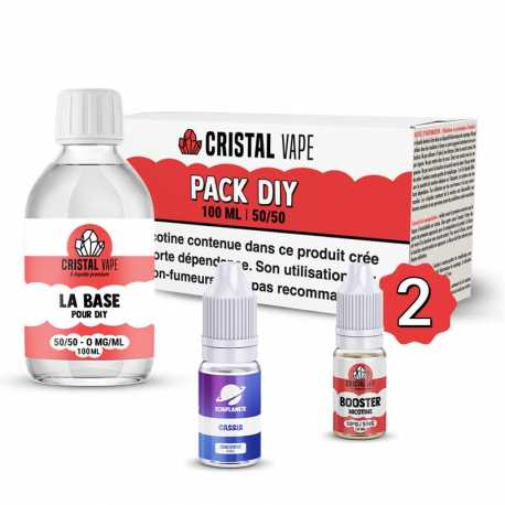 Pack DIY Cassis 110ml - Ecigplanete