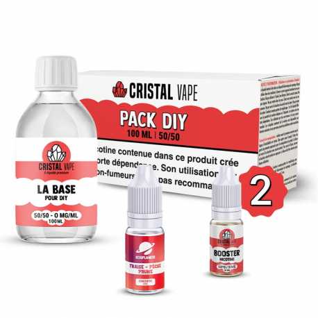 Pack DIY Fraise Pêche et Prune 110ml - Ecigplanete