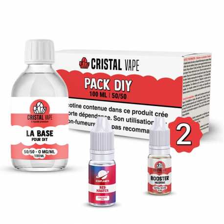 Pack DIY Red Master 110ml - Ecigplanete