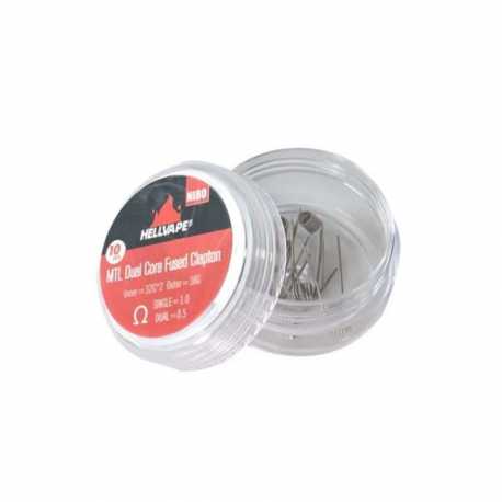 Coil Dual Core Fused Clapton Ni80 - Hellvape