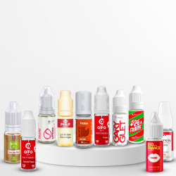 Pack découverte 10 Saveur Fraise 10ml