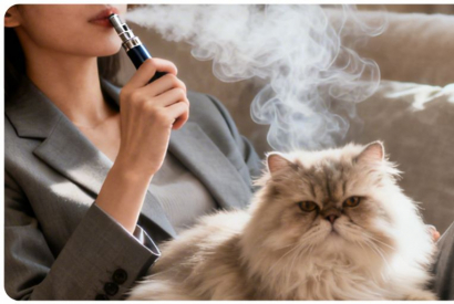 La cigarette &eacute;lectronique est-elle dangereuse pour les animaux de compagnie ?